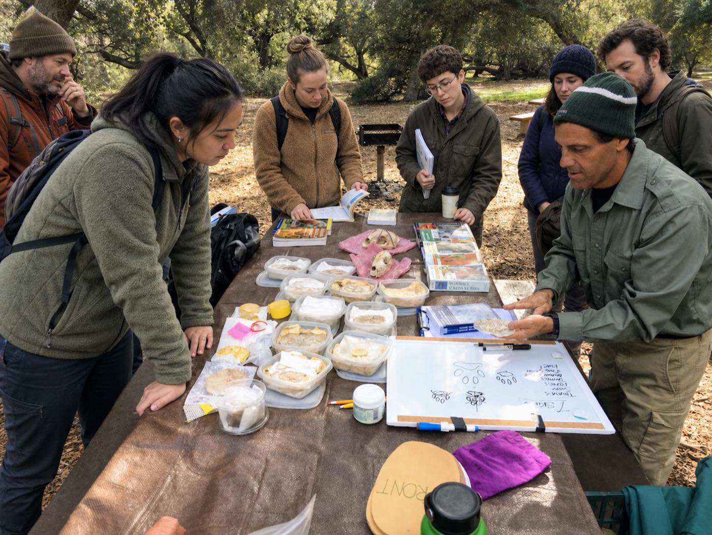 Earth-crafts workshop at a private venue